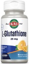 KAL L-Glutathione, Reduced Glutathione Supplement, High Abors Antioxy, Orange Flavor Instant Dissolve ActivMelt, Vegetarian, Lab TY, 90 Hizmet, 90 Micro Tablets