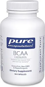 Pure Encapsulations BCAA Capsules | Hipoallergenic Supplement to Support Muscle Function during Egzersiz* | 90 Capsules