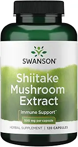 Swanson Shiitake Mushroom Extract (4:1) 500 Milligram