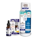 GuruNanda Black Seed Oil, Cold-Pressed Nigella Sativa - Rich in Vitamin D3 5000 Units, K2 & E & Dual Barrel Oxyburst Whitening Mouthwash - Contains Hydrogen Peroxide