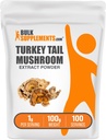BulkSupplements.com Türkiye Tail Mushroom Extract Toz - Coriolus Versicolor Ekstraksiyon, Mushroom Supplement - Vegan & Gluten Free, 1g per Service, 100g (3.5 oz) (Pack of 1)