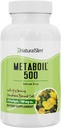 NaturalSlim Evening Primrose Oil for Women 1500mg from Cold Pressed Oil - Metaboil 500 GLA Supplement Gamma Linolenic Acid for Women’s Health, Mεταβολισμός, Heart & Skin Health - 270 Softgels