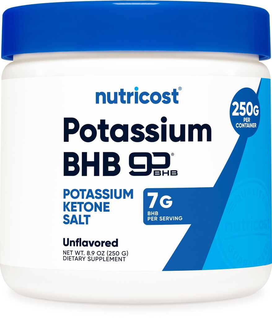 Nutricost Pyum BHB Salts, Exojen Ketone Supplement, 6.4g Beta-Hydroxybutyrate Per, 250 Grams