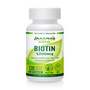 Υψηλή ισχύ Biotin 5000mcg – Υποστηρίζει την υγεία των μαλλιών, του δέρματος και των νυχιών, 120 κάψουλες λαχανικά