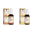 Life Organics B12 Vitamini - Metabolism ve Enerji ve Vitamin D3 Sıvı 1000 IU Per Mix