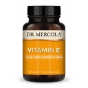 Dr. Mercola Vitamin E - Υποστηρίζει υγιή δέρμα & αντιοξειδωτική κατάσταση - τοκοφερόλες και τοκοτριενόλες Blend - μη ΓΤΟ, χωρίς γλουτένη & χωρίς σόγια - 30 κάψουλες (30 σερβίτσια)