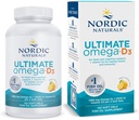 İskandinav Naturals Ultimate Omega-D3, Limon Flavor - 120 Soft Gels - 1280 mg Omega-3 + 1000 IU Vitamin D3 - EPA & DHA - Beyin, Kalp ve Immune Health - 60 Hizmetler