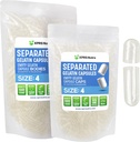 XPRS Nutra Gelatin Boyut 4 Ayrılı Kapsüller - 1000 Kont Clear Small Boş Kapsüller Çantada Ayrıştı - DIY Getable Pill Caps - Boyut 4 Gel Do-Kendi Vitamini ve Tamam Ekle