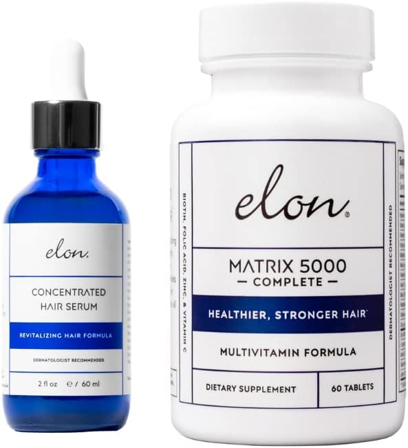 Elon Matrix 5000 Πλήρης πολυβιταμίνη (παροχή 60 ημερών) συμπυκνωμένος ορός μαλλιών