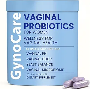 Kadın pH Dengesi için Vaginal Probiyotikler | Kadınlar için Probiyotikler ve Probiyotikler | Kadın Sağlığı | Odor Relief | 60 Capsules