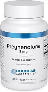 Douglas Laboratories Pregnenolone 5 mg | Beslenme Supplement | Beyin, Ovaries, Liver, Hormon Destek* | 100 Tablet