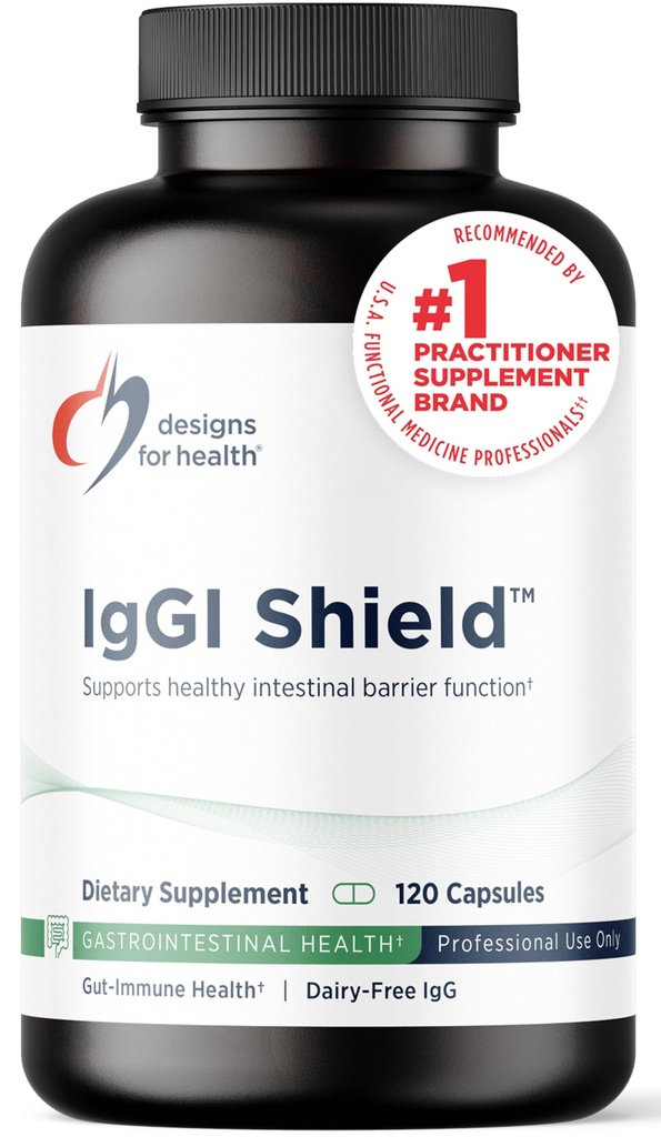 Sağlık IgGI Shield için tasarımlar - Gut Health & Immune Support Toz with Dairy-Free ImmunoLin Immunoglobulin and NAG - Help Bind & Rexins and Fortify the Intestinal Barrier (120 Capsules)