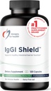 Designs for Health IgGI Shield - Gut Health & Immune Support Powder with Dairy-Free ImmunoLin Immunoglobulin and NAG - Help Bind & Remove Toxins and Fortify the Intestinal Barrier (120 Κάψουλες)