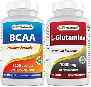 Best Naturals BCAA 3200mg & L-Γλουταμίνη 1000mg