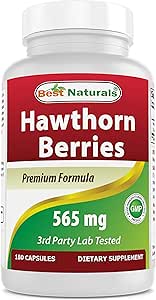En İyi Doğallar Hawthorn Berry 565 mg 180 Capsules (180 Kont)