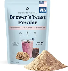 Anne beslenme için en iyi Brewer'in Yeast Tozunu Biliyor | Mild-Tasting, Debittered, Lactation Cookies, Smoothies, Lactation Tarifleri, Gluten-Free, 10 ozz