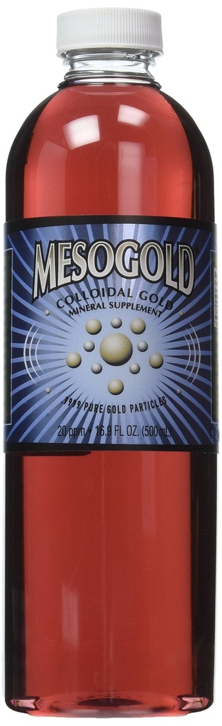 MesoGold ® 20 ppm κολλοειδές χρυσό 500 mL/16.9 Oz