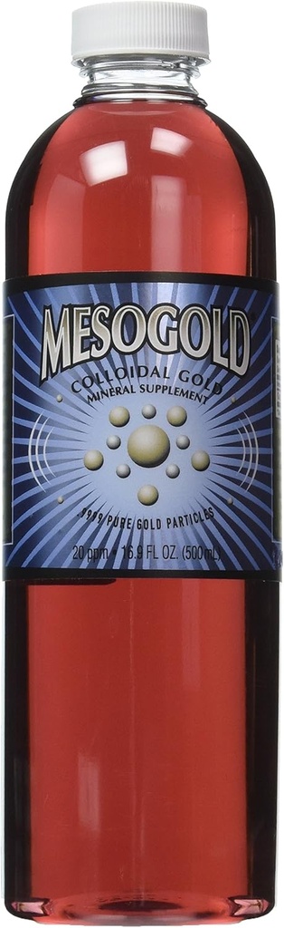 MesoGold ® 20 ppm κολλοειδές χρυσό 500 mL/16.9 Oz