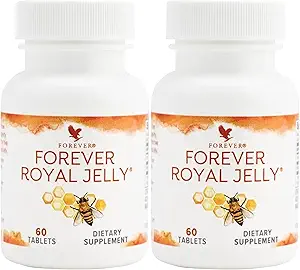 Forever Living - Royal Jelly - Vegetarian-Friendly and Gluten-Free Supplement for Energy and Vitality - 2 Bottles