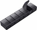 Ekstra Büyük Pill Organizer Haftalık, KAPENS Daily Pill Case Box Büyük Kapasite Karşılaştırması, 7 Günlük Pill Konteynerleri Tıp Supplements Vitamin Balık Yağı, Black