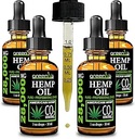 GreenIVe Hemp 28,000 mg Doğal olarak Büyüyen Hemp Oil Drops Vegan Omegas Natural Potent Sonuçlar (4 Paket)