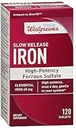 Walgreens Iron Slow Release High Potency Ferrous Sulfate 45mg, Tablets, 120 ea
