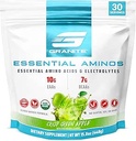 Γρανίτης Essential Amino Acids Powder, Green Apple Flavor, με 10g EAAs και 7g BCAAs, υποστηρίζει την αποκατάσταση των μυών και την ανάπτυξη, χωρίς σόγια, χωρίς γλουτένη (30 υπηρεσίες)