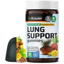 BIO KRAUTER Lung Detox Gummies - 60 Vegan Chews - Lung Cleanse Supplement w/Vitamin C & Mullein Leaf Mix - Respiratory Support