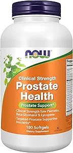 Şimdi Gıdalar Tamamlıyor, Prostate Health, Klinik Strength Saw Palmetto, Beta-Sitosterol & Lycopene, 180 Softgels