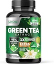 Nature Green Tea Extract 1000 mg tarafından inşa edilmiştir - Yüksek Potency Supplement with 98 Polyols, %75 Catechins & 45% EGCG – Natural Energy Support – Non-GMO – 120 Capsules