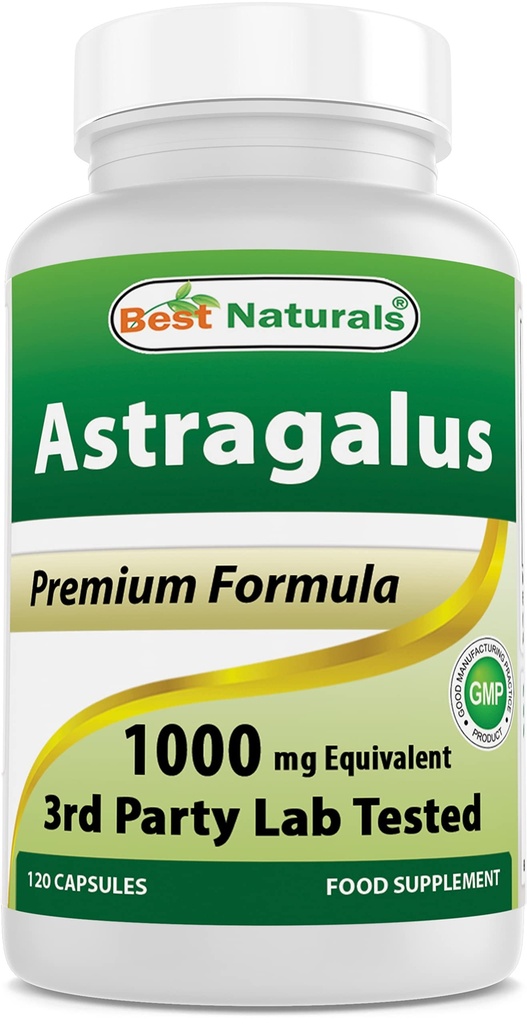 Best Naturals Astragalus καψάκιο, 1000 mg, 120 κόμης