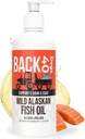 GERİ 40 Köpekler için Vahşi Alaska Balık Yağı, Köpekler ve Kediler için Cilt ve Ön Tamam, Omega-3-Rich Salmon ve Pollock Oil, EPA & DHA Dog Salmon Oil, Brain, Heart, and Commons 16 fl oz (473 ml)