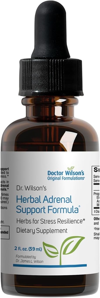 Dr. Wilson'un Herbal Adrenal Destek Formula, Günlük kullanımlar, Uyku ve Enerji Desteği 2 Ounces