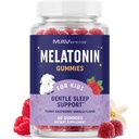 Çocuklar için Melatonin Gummies | 0.5 mg Per Gummy | Çocuklar için Ahlaki Geri Desteği 2+ | Düşük Dose Chewable Rest Aid For Kids | with Lemon Balm & Chamomile | Non-GMO, Third-Party Tested 60ct