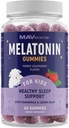 Çocuklar için Melatonin Gummies | 0.5 mg Per Gummy | Çocuklar için Ahlaki Geri Desteği 2+ | Düşük Dose Chewable Rest Aid For Kids | with Lemon Balm & Chamomile | Non-GMO, Third-Party Tested 60ct