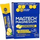 MagTech Magnesium Drink Mix - Χωρίς ζάχαρη Λεμονάδα - 3 Μορφές Μαγνησίου: Μαγνητίνη L-Θρεονικό, Γλυκινικό & Ταυρικό - 200mg Χηλικό σύμπλοκο Μαγνησίου - Υποστηρίζει Χαλάρωση & Εγκεφαλική Υγεία - 20 Υπηρεσίες
