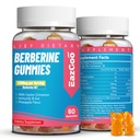 Berberine Gummies with Ceylon Cinnamon,1200mg Berberine HCI Supplement for Metabolism and Energy Support, Vegan, Gelatin-Free - 60 Count