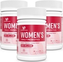 Kadınlar için Probiyotikler - 300 Milyar CFU Probiyotik, 12 Strains Probiyotiks with Cranberry, Seçilmiş Kadınlar Vaginal, Urinary, pH Balance, Diarrhea, Digestive Gut & Immune Health - 180 Capsule