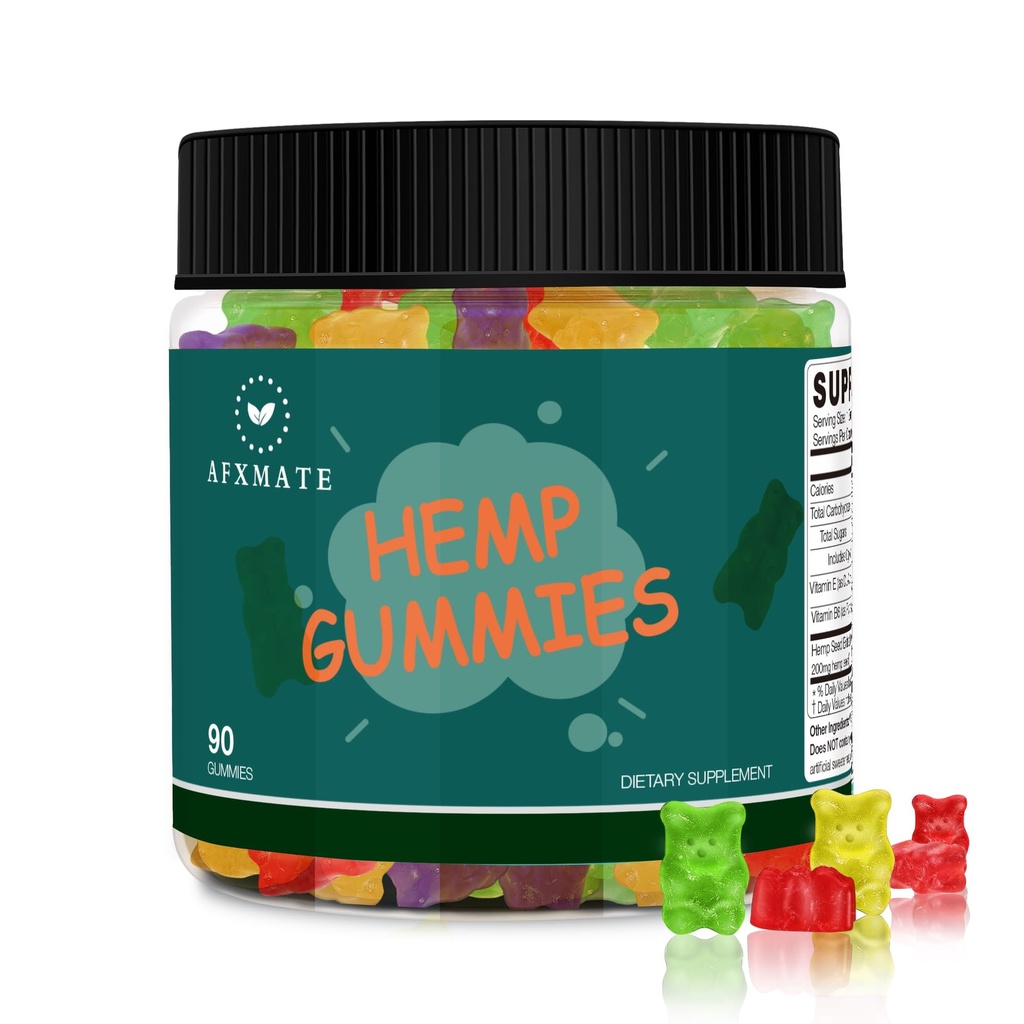 AFXMATE Hemp Gummies 50000 mg Meyve Flavored Gummy (90 Gummies)