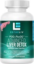 Liver Cleanse Detox & Tamir PQ + Inositol Formula, Güncelleme V2.0 (Non Milk Thistle Supplement and Artichoke Extract), Liver Health ve Liver Detox, Renew Liver Support