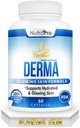 Dermal Repair Complex for Hydrated, Glowing Skin –Anti Aging Supplement with Phytoceramides & Alpha Lipoic Acid. Fast Results Hydration Pills Enhances Smoothness & Reduces Wrinkles. 60 Liquid Capsules