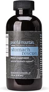 Natural Stomach Support & Immunity ATM - Elemental Silver & Peppermint Essential Oil ile Ease Stomach Discomfort'a yardım etmek - 4 fl. Oz