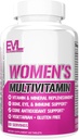 Evlution Nutrition Women's Multivitamin - Full Spectrum Vitamins & Minerals, Immune Health, C & D, Iron, çinko, Antisoxy & Bioflavonoids, Skin, Hair, Bone, Eye Health, 120 Tablet, 60 Gün