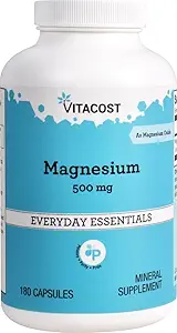 Vitacost Magnezyum - 500 mg - 180 Capsules