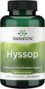 Swanson Hyssop 450 Milligram 100 Capsules