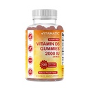 Vitamatic Sugar Free Vitamin D3 2000 IU - 120 Pectin Based Gummies - Great Taste - Sağlıklı Bones, Mood & Immune System Function - Non-GMO - 120 Hizmet