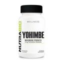 NutraBio Yohimbe Bark Extract Supplement for Men and Women, 4mg, 90 Vegetable Capsules