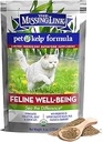 Το χαμένο σύνδεσμο Pet Kelp Feline Well-Being 6oz Superfood σε σκόνη συμπλήρωμα, Organic & Limited συστατικά Formula για Digestive & Γενική Υγεία των Γατών