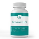 PURE αρχικά ΣΥΣΤΑΤΙΚΑ Betaine HCL, (100 κάψουλες) Πάντα καθαρό, χωρίς πρόσθετα ή πληρωτικά, Εργαστήριο Επαληθευμένο