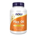 Şimdi Gıdalar Tamamlar, Flax Oil 1000 mg Organik Flax Oil, Cardiovascular Destek*, 100 Softgels